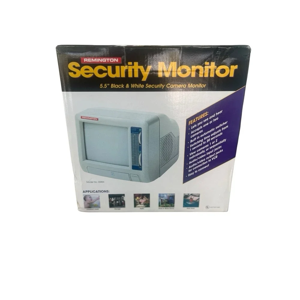 Vtg 90s Remington Security Monitor 5.5